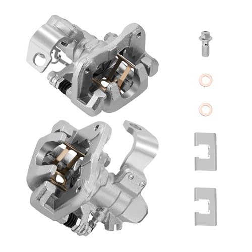 Rear Disc Brake Caliper Assembly with Bracket for Acura Honda 19B3298 & 19B3299