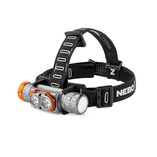 3000 Lumen Headlamp with 5 Light Modes, USB-C Rechargeable, Waterproof, Magnetic & Detachable Light - Outdoor & Work Use