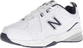 New Balance Men's 608 V5 Cross Trainer Shoes - 10.5 Wide White/Navy