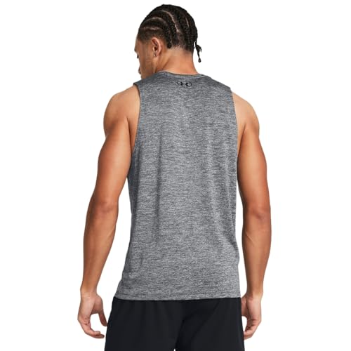 Under Armour Tech Tank Top Large Black Castlerock Athletic Shirt