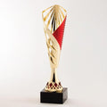 Decade Awards Cup Trophy - Elegant Gold Design on Marble Base | 12 Inch Tall - Customize for Tournaments or Corporate Events