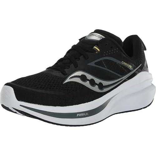 Saucony Women's Omni 22 Running Sneakers - Size 6.5 Black/White