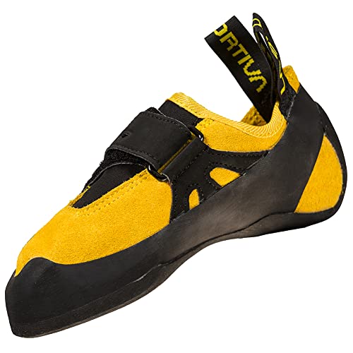 La Sportiva Kids Tarantula Junior Climbing Shoes - Size 1-1.5 Big Kid Yellow/Black