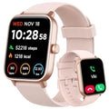 Gydom Pink Women's Smart Watch 1.8-inch Fitness Tracker with Alexa, Waterproof & Heart Rate Monitoring