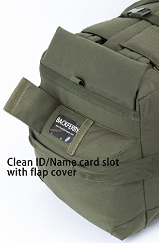 Large Military Duffle Bag Backpack 85L Tactical Field Gear Army Deployment Olive Drab