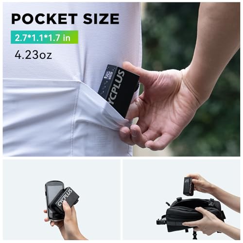 Portable Electric Bike Pump, Compact Inflator with Auto Shut-off for Bicycle, E-Bike, Mountain & Road Bikes
