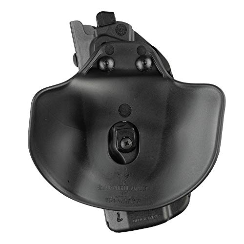 Safariland 7378 7TS ALS Paddle & Belt Loop Holster for Glock 17/22 - Plain Black, Right Hand, SafariSeven Nylon