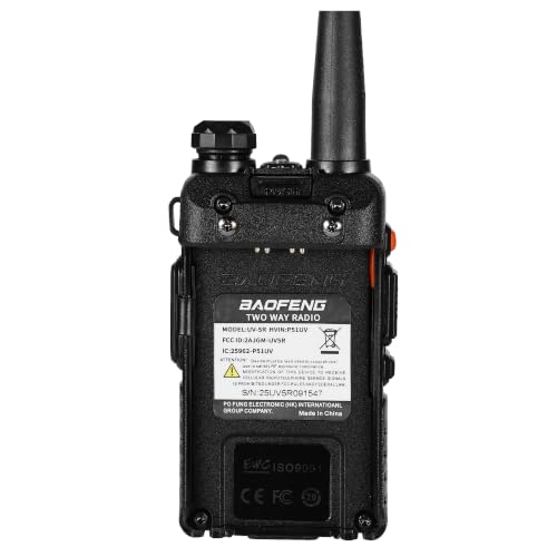 Baofeng UV-5R Dual Band Ham Radio Walkie Talkies 5W 1800mAh 6 Way Charger