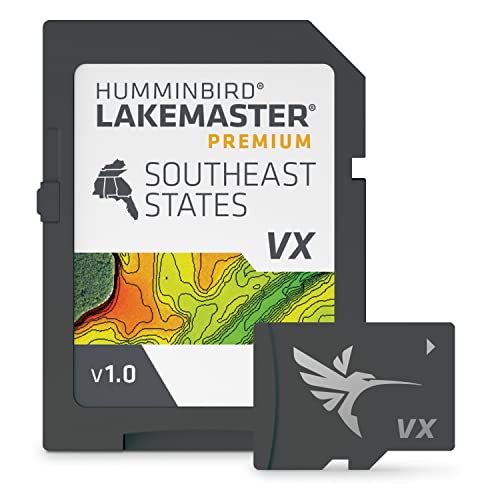 Humminbird LakeMaster Premium Map SD Card for Fish Finders - Southeast States