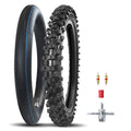 HOOUP 70/100-19 Off-Road Dirt Bike Tire with Inner Tube for 125cc-150cc Motocross