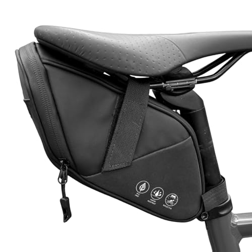 Water Resistant Bicycle Seat Bag 1L for Mountain Road & Commuter Bikes
