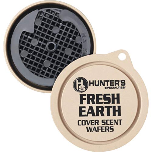 Fresh Earth 6-Pack Scent Wafers for Hunting - Long Lasting Cover Scent, 3 Safety Pins Included