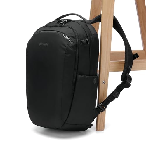 Pacsafe V 26L Anti-Theft Travel Backpack Jet Black