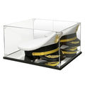 Acrylic Display Case for Military & Police Hats - Mirrored Back & Base, 14"L x 12"W x 7"H (VINJKZQ Variation)