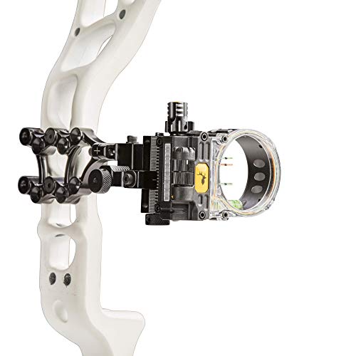 Trophy Ridge Hotwire 3-Pin Sight - Black Archery Scope with Fiber Optic Pins & Tool-less Adjustment
