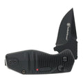 Smith & Wesson Special Ops Push Button Auto Folder Mini with 2" Drop Point AUS-8 Steel Blade, Automatic Locking, Pocket Clip, for Tactical, Outdoors, and EDC