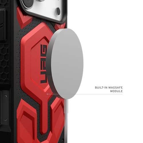 URBAN ARMOR GEAR Monarch Pro Crimson iPhone 18/17 Pro Max Case - Military Drop Tested