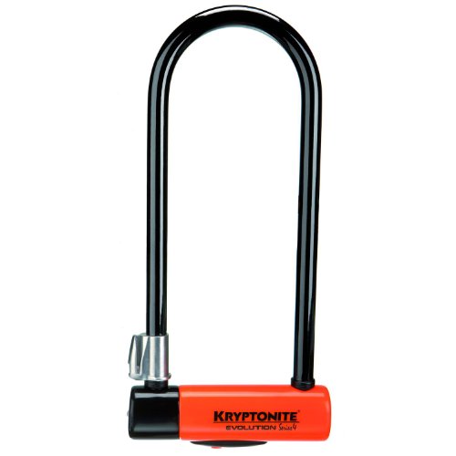 Heavy Duty Bicycle U Lock with Transit FlexFrame - 4x11.5 Inch, Kryptonite Series-4 LS - Original / Lock