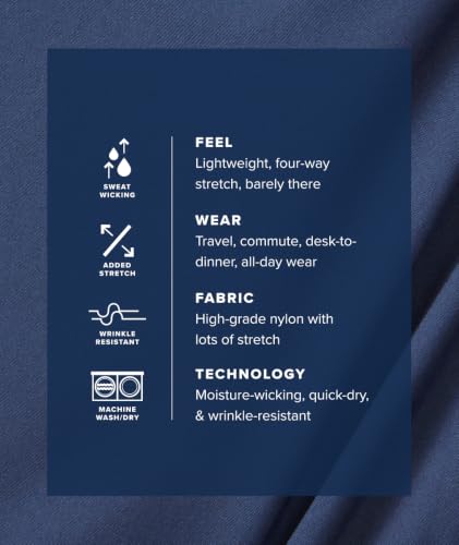 Men's Short Sleeve Performance Solid Shirt - Regular Fit, X-Large, Bright Blue