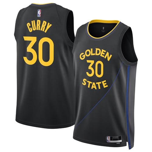 Youth NBA Swingman Jersey - Stephen Curry Golden State Warriors Black 10-12 Variation