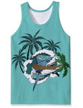 Men's Graphic Sleeveless Muscle Tank Top - Funny Casual Summer Wear