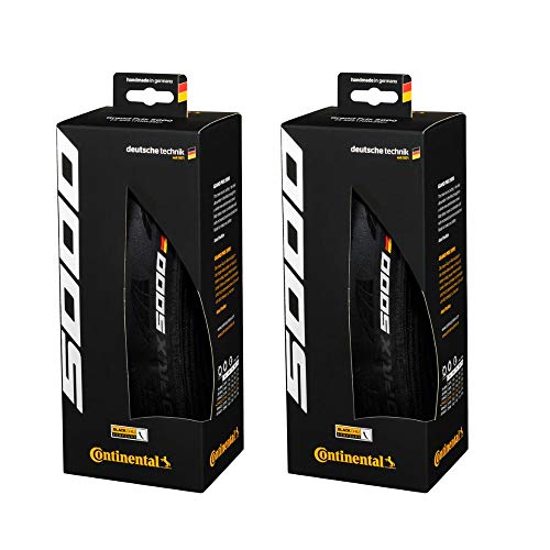 Continental Grand Prix 5000 Road Bike Tire 700x25 Black - 2 Pack