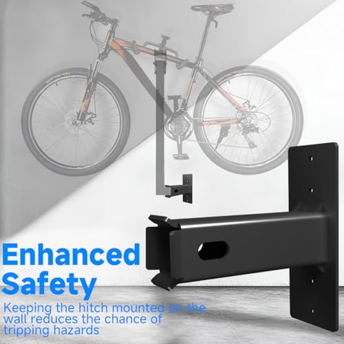 Wall Mount Bike Rack Hitch Cargo Carrier Storage Organizer Heavy Duty 300 lbs