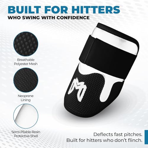 Youth Black MediCaptain TripleGuard Baseball Protection Kit Hand Elbow Leg Guards