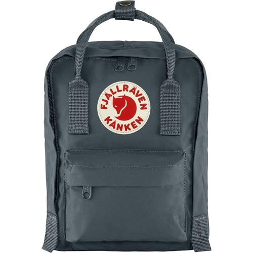 Mini Backpack for Men Women - Fjällräven Kanken Compact Vinylon Travel Bag - Graphite