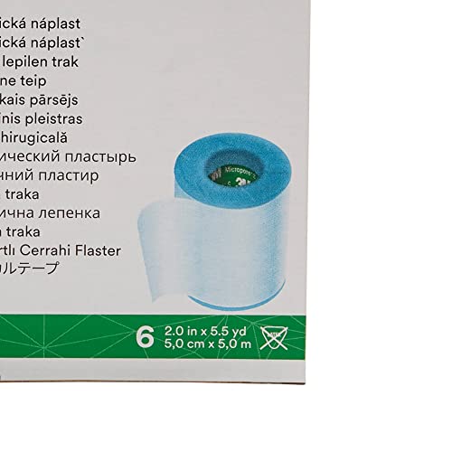 3M Silicone Medical Tape 2 Inch Non-Sterile Blue 6 Rolls