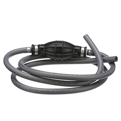 Marine Fuel Line Kit 6ft 5/16 Inch Diameter with Primer Bulb - Universal, EPA Compliant