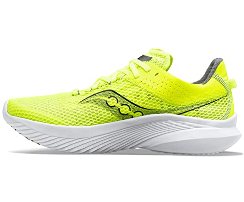 Saucony Women's Kinvara 14 Running Shoes - Citron Black, Lightweight Cushioning