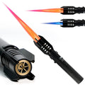 Butane Torch Lighter with Jet Flame, Refillable Cooking Torch for Grilling & Camping - Gifts for Men