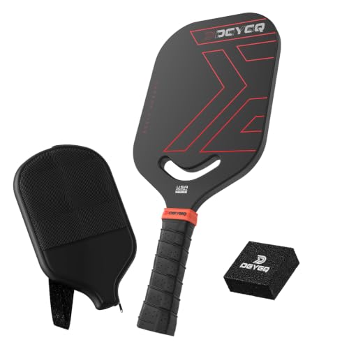 Vomeepeak Thermoformed MAX Carbon Fiber Pickleball Paddle - Red, Professional Grade