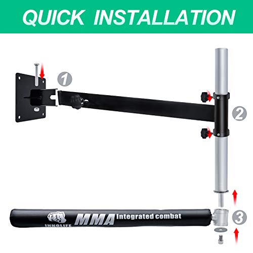 INNOLIFE Boxing Speed Trainer Bar Wall Mount Lightweight Exercise Equipment