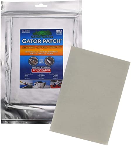 Gator Patch Fiberglass Reinforced Boat Repair Patch - One Size - USA Made