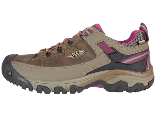 Women's Waterproof Hiking Shoes - Targhee 3 Low, 7.5 Weiss Boysenberry
