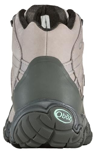 Oboz Women's Bridger Mid B-DRY Hiking Boots - Frost Gray, 7.5 Wide
