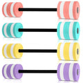 Shappy 4 Pcs Water Dumbbells Set for Pool Exercise - 30 Inch EVA Foam Hand Weights in 4 Colors