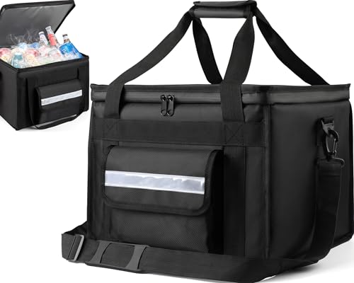 Large Insulated Cooler Bag for Food Delivery - 40.5 Quart Capacity