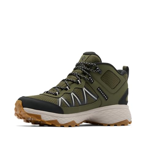 Men's Waterproof Hiking Shoes - Columbia Peakfreak Rush Mid Outdry 9.5 Nori Black Variation