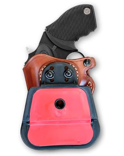 Leather OWB Paddle Holster for Judge with Adjustable Cant, Open Top, RH Draw