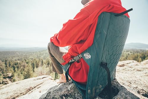 Crazy Creek HEX 2.0 PowerLounger Camping Chair & Sleeping Pad, Copper/Slate