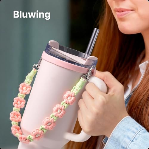 Daisy Colorful Water Bottle Handle Strap for Stanley, Owala & 12-40oz Bottles