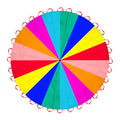 AMYESE 23ft Rainbow Parachute for Kids Outdoor Party Games, Team Play & Family Fun