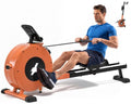 Foldable Magnetic Rowing Machine with 16 Resistance Levels & App Connectivity