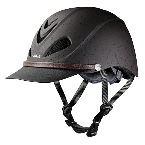 Troxel Dakota Horseback Riding Helmet Grizzly Brown Medium - Equestrian Safety
