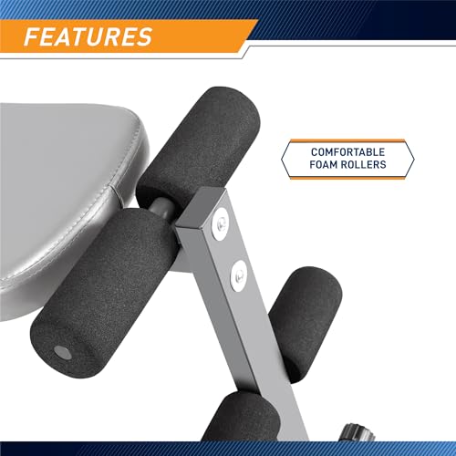 Marcy Charcoal Slant Board Sit Up Bench with Decline Ab Crunch JD-1.2