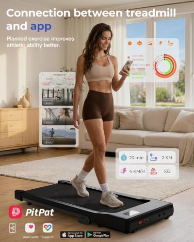 MJWW Smart Walking Pad Treadmill with Incline for Home & Office Workout