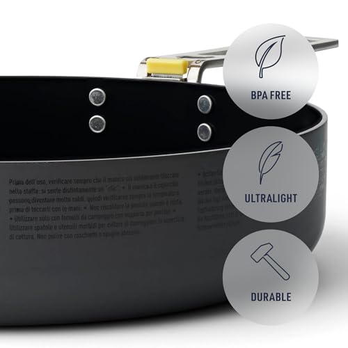Ultralight Camping Cookware Pan 8 Inch Non-Stick for Hiking & Backpacking
